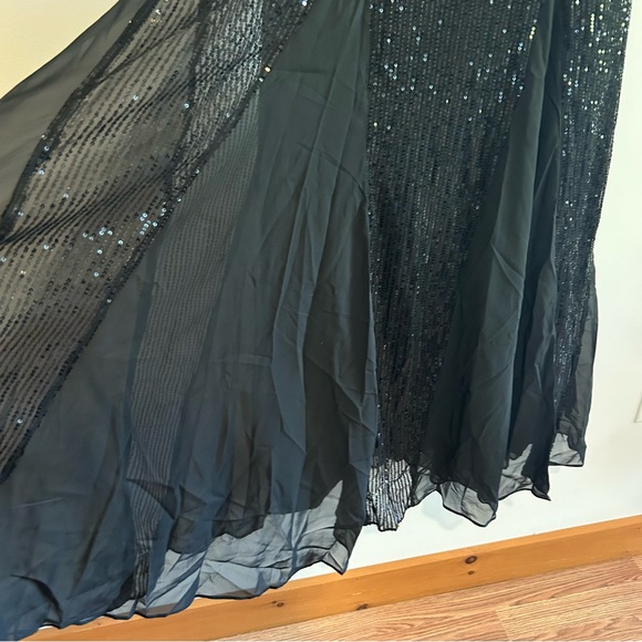 Glamorous Black Sequin Dress - Picture 4 of 8